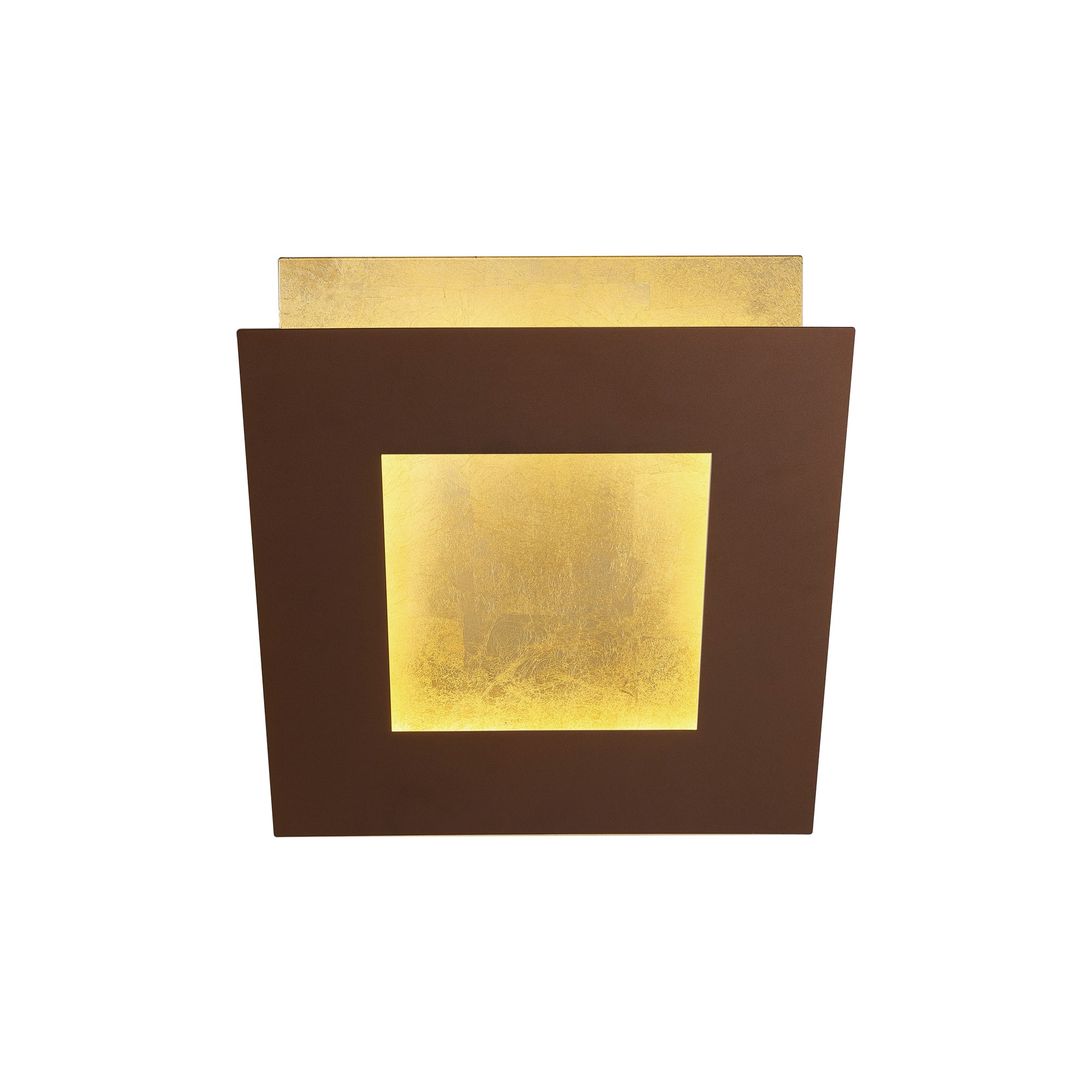 M8117  Dalia 18cm Wall Lamp 18W LED Gold/Rust Brown